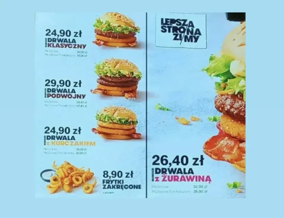 Cheeseburger z McDonald’s - ile ma kalorii i co zmienia cały zestaw?