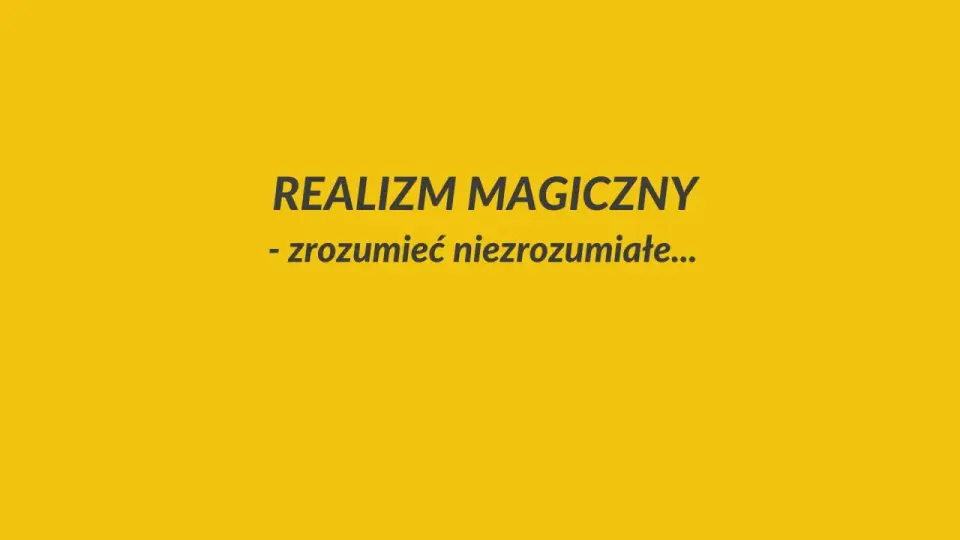 Realizm magiczny: Jak postacie nadprzyrodzone kształtują świat?