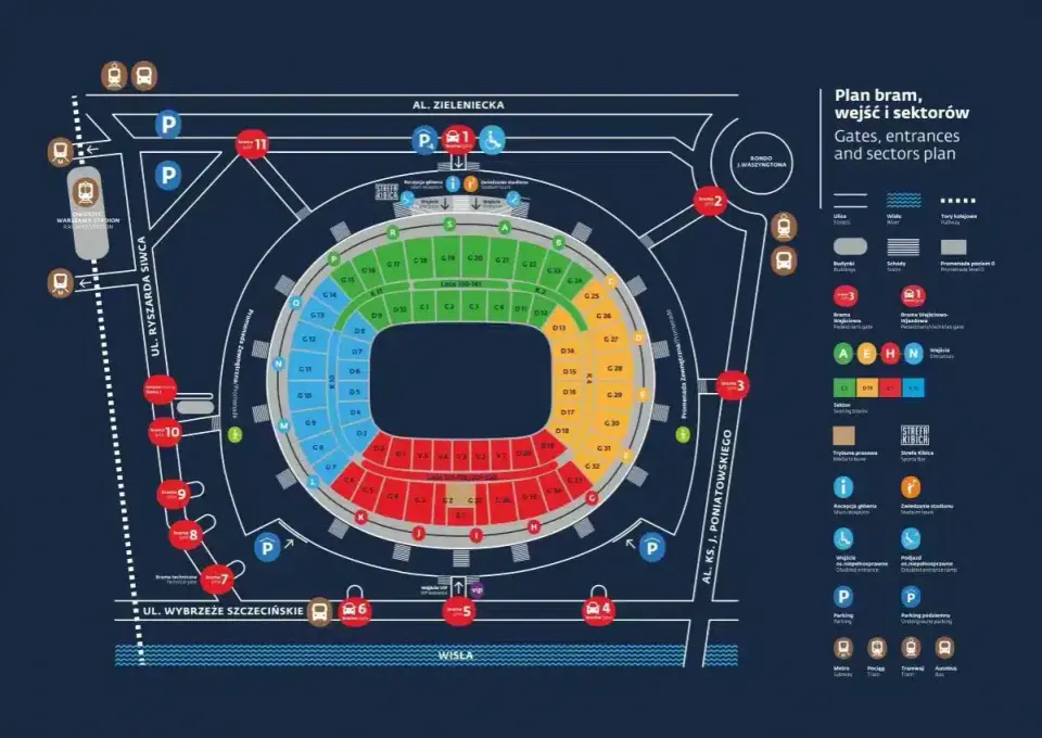 Roztańczony PGE Narodowy - Jak wybrać miejsce? Poradnik