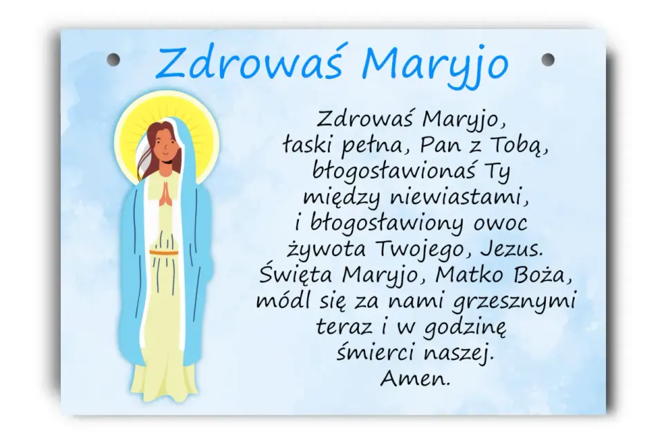 Trzy Zdrowaś Maryjo - krótka modlitwa, głęboki sens?