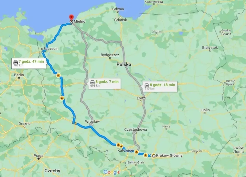 Pociągiem do Mielna - jak dojechać, gdzie wysiąść i ile to kosztuje