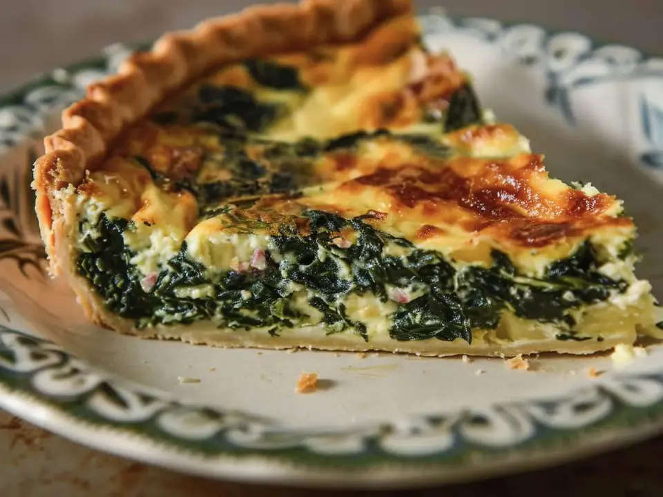 Tarta z boczkiem i szpinakiem - Idealny przepis na kruchy spód