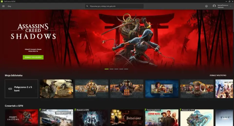 GeForce NOW za darmo - co naprawdę dostajesz?