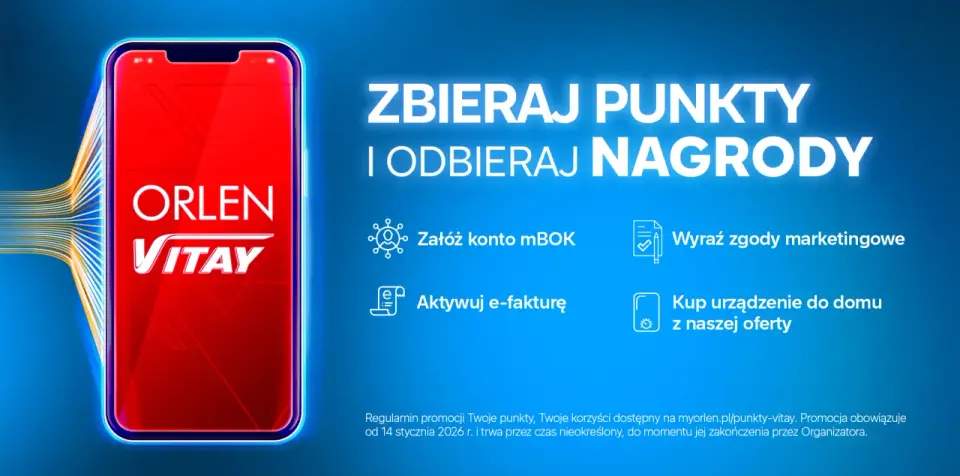 Punkty Orlen: Katalog nagród Vitay jak zyskać najwięcej?