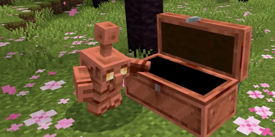 Miedziany golem w Minecraft - jak działa i kiedy się opłaca