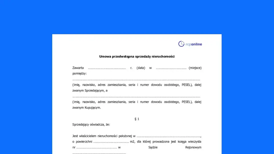 Umowa przedwstępna sprzedaży mieszkania - Jak się zabezpieczyć?