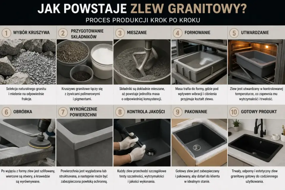 Impregnacja zlewu granitowego - Poradnik krok po kroku