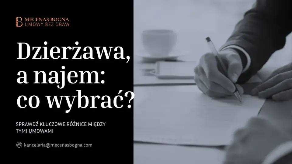 Dzierżawa nieruchomości - umowa, która chroni Twoje pożytki