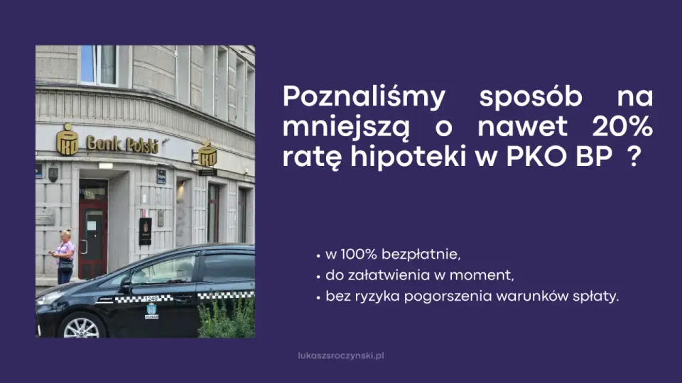 Restrukturyzacja kredytu PKO BP - jak obniżyć ratę?