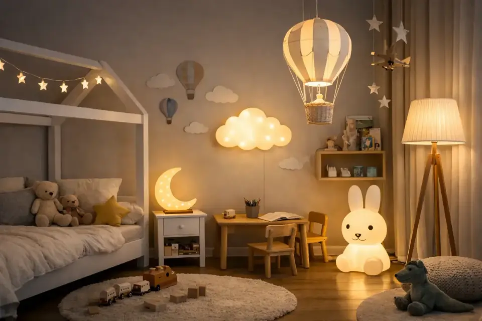 Ścienna lampka nocna na baterie do pokoju dziecka - jak wybrać?